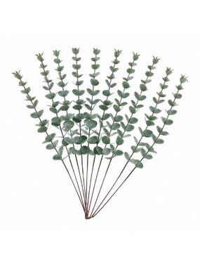Faux Eucalyptus Stems Sage Green Eucalyptus Greenery Artificial Eucalyptus Weddi
